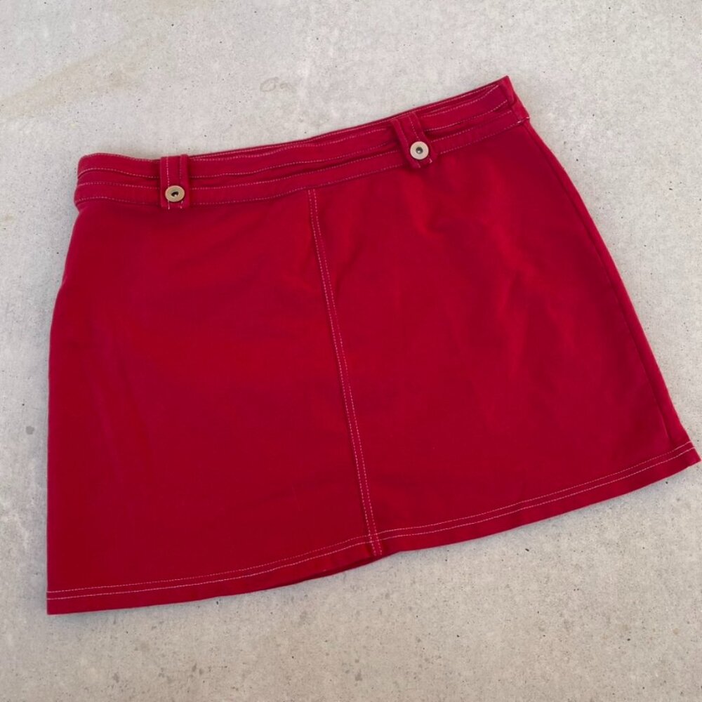 Red Loft Mini Skirt